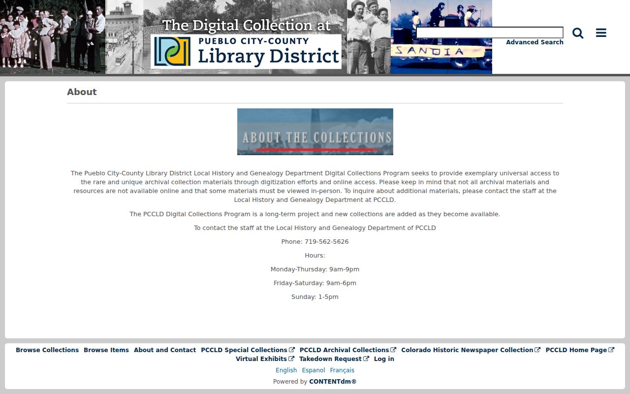 Pueblo city directory PCCLD digitized collection