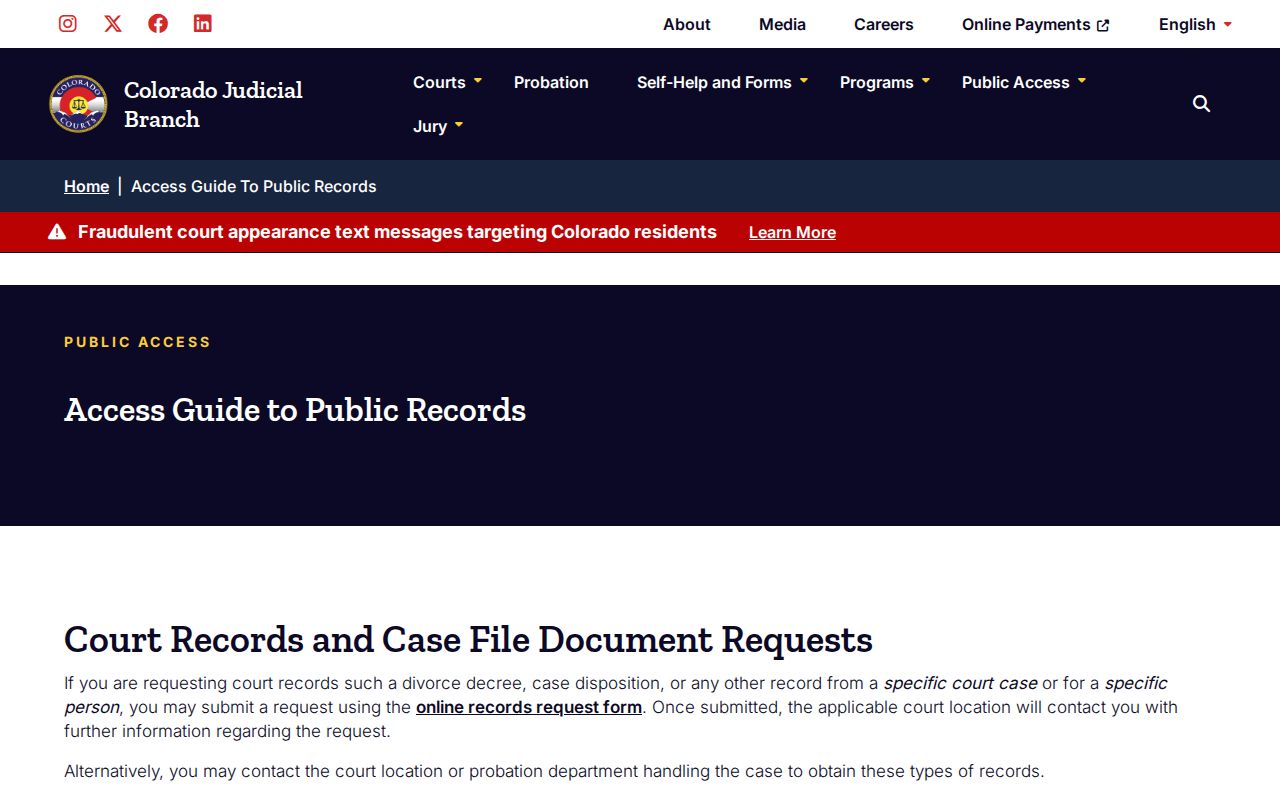 Pueblo resident lookup Colorado Judicial court access guide
